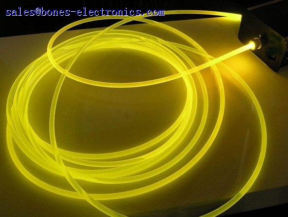 solid core side glow fiber optic cable for fiber optic lighting