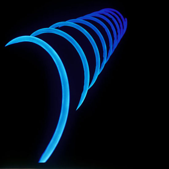 5mm solid core sideglow fiber optic lighting cable filament