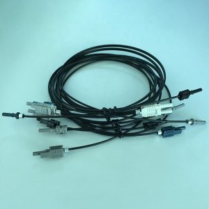 Industrial HFBR Plastic Fiber Optic Cable Assembly