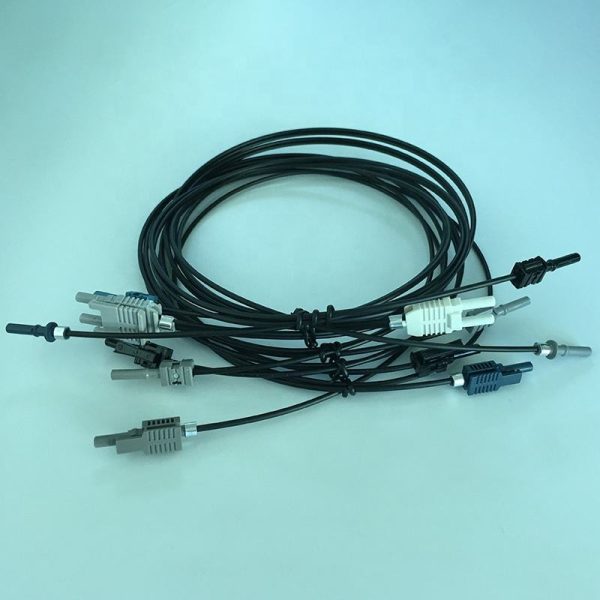 Industrial HFBR Plastic Fiber Optic Cable Assembly
