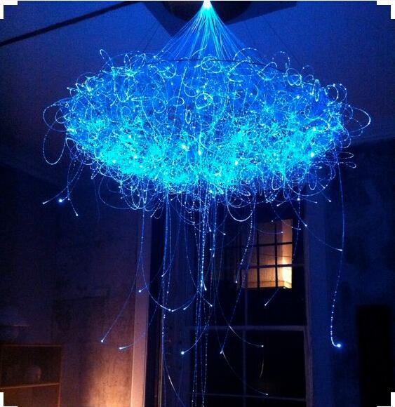 LED Fiber Optic Lighting Chandelier
